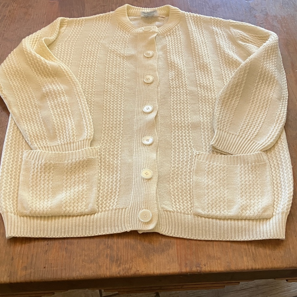 Vintage Cream Women's Cardigan